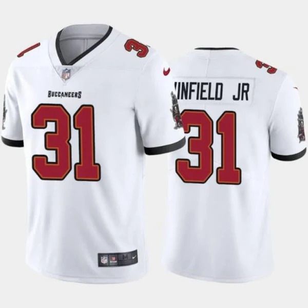 Men Tampa Bay Buccaneers #31 Antoine Winfield Jr Nike White Vapor Limited NFL Jersey